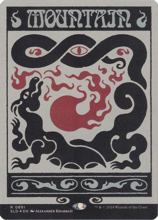 Mountain (0891) (Rainbow Foil) [Secret Lair Drop Series]-1