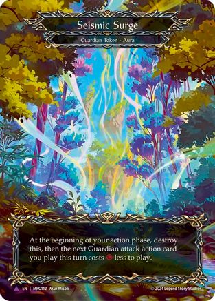 Seismic Surge (Forest) (Marvel) [MPG112] (Mastery Pack Guardian)  Cold Foil-1