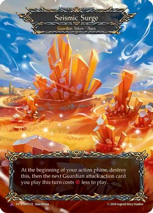 Seismic Surge (Crystal) (Marvel) [MPG112] (Mastery Pack Guardian)  Cold Foil-1