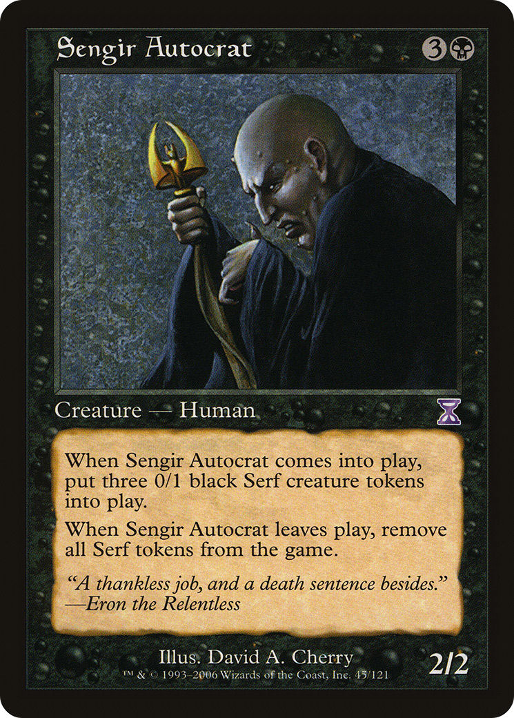Sengir Autocrat [Time Spiral Timeshifted]-1