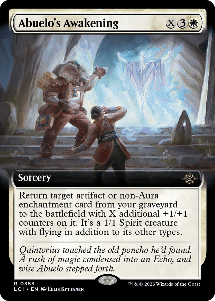 Abuelo's Awakening (Extended Art) [The Lost Caverns of Ixalan]-1