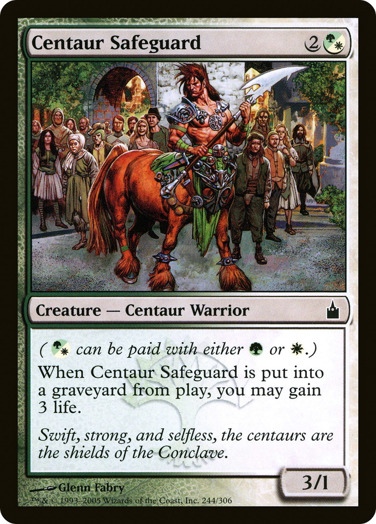 Centaur Safeguard [Ravnica: City of Guilds]-1