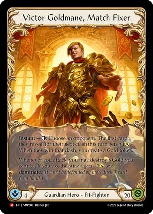 Victor Goldmane, Match Fixer [SMP006] (Smash Palace)