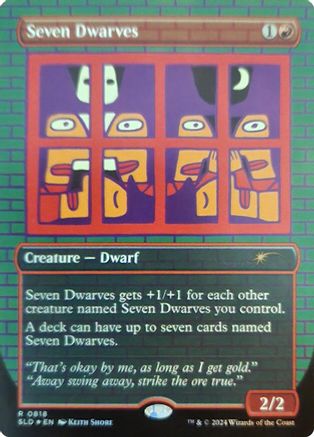 Seven Dwarves (0818) (Rainbow Foil) [Secret Lair Drop Series]-1