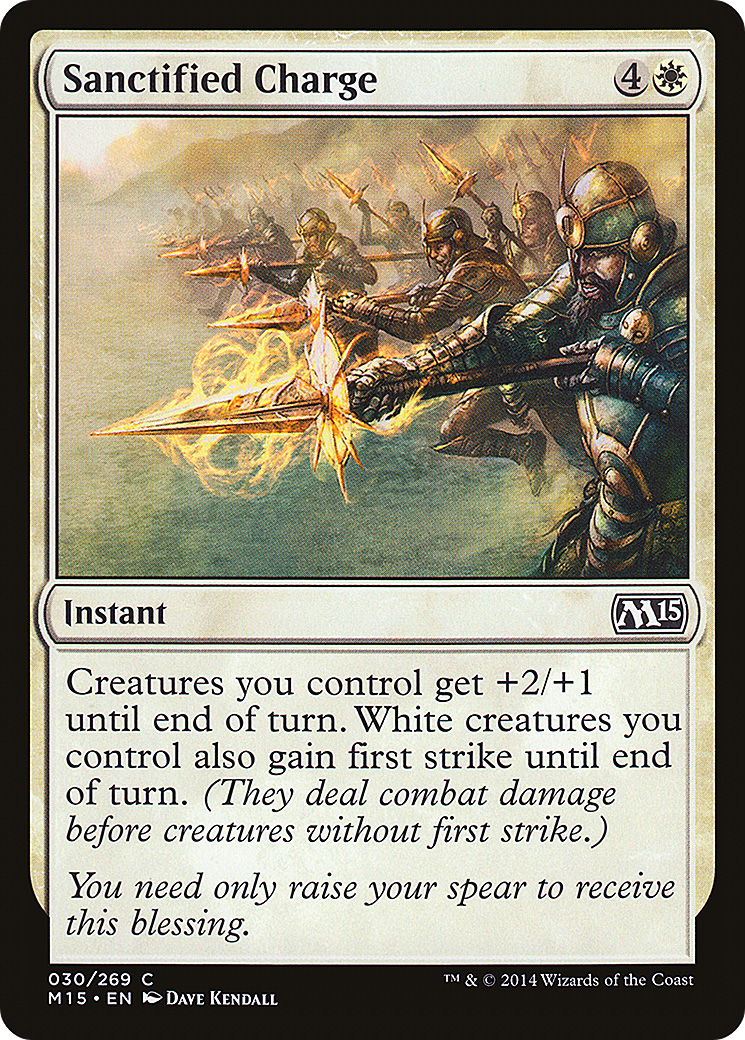 Sanctified Charge [Magic 2015]-1