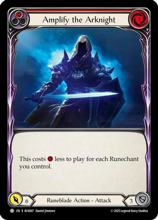 Amplify the Arknight (Red) [AVS007] (Armory Deck: Legends Viserai)-1