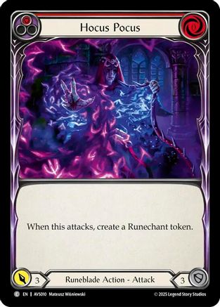 Hocus Pocus (Red) [AVS010] (Armory Deck: Legends Viserai)