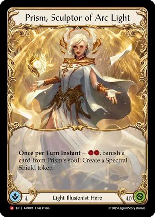 Prism, Sculptor of Arc Light [APR001] (Armory Deck: Legends Prism)-1