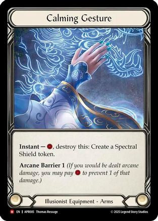 Calming Gesture [APR005] (Armory Deck: Legends Prism)-1