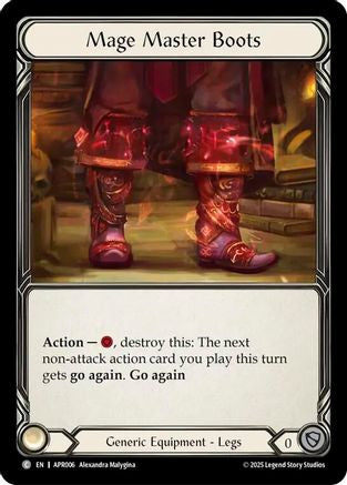 Mage Master Boots [APR006] (Armory Deck: Legends Prism)