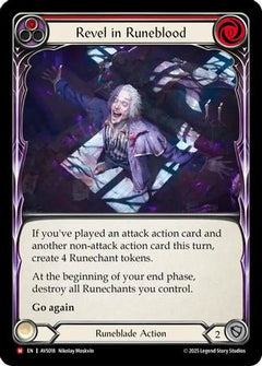 Revel in Runeblood (Red) [AVS018] (Armory Deck: Legends Viserai)-1