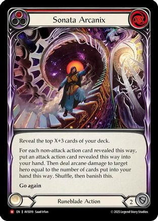 Sonata Arcanix (Red) [AVS019] (Armory Deck: Legends Viserai)-1