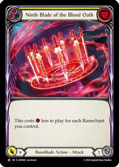 Ninth Blade of the Blood Oath (Yellow) [AVS020] (Armory Deck: Legends Viserai)-1