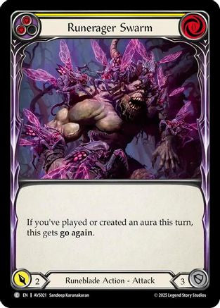 Runerager Swarm (Yellow) [AVS021] (Armory Deck: Legends Viserai)-1