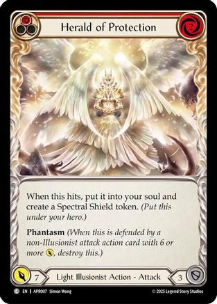 Herald of Protection (Red) [APR007] (Armory Deck: Legends Prism)-1