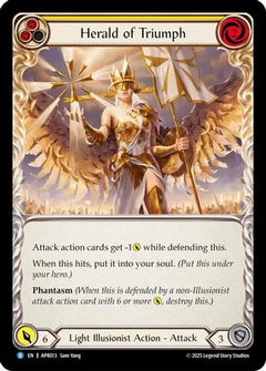 Herald of Triumph (Yellow) [APR013] (Armory Deck: Legends Prism)-1