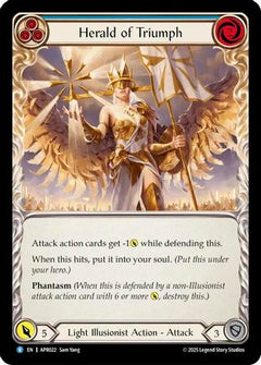Herald of Triumph (Blue) [APR022] (Armory Deck: Legends Prism)-1