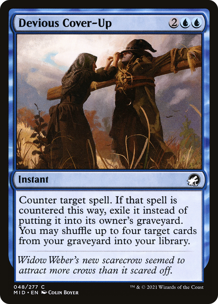 Devious Cover-Up [Innistrad: Midnight Hunt]-1