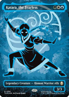 Katara, the Fearless (Borderless) (Neon Ink Foil) [Avatar: The Last Airbender]-1