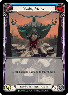 Vexing Malice (Blue) [LGS059] (Promo)  Rainbow Foil-1