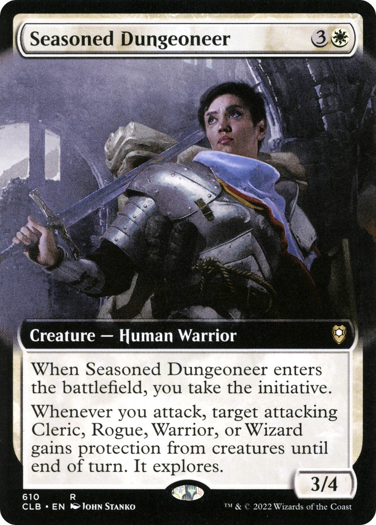 Seasoned Dungeoneer (Extended Art) [Commander Legends: Battle for Baldur's Gate]-1