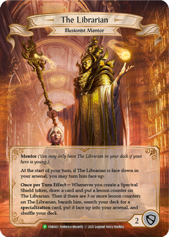 The Librarian [FAB043] (Promo)  Rainbow Foil-1
