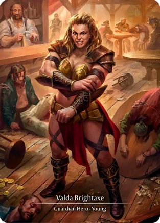 Valda Brightaxe (Marvel) [MPG002] (Mastery Pack Guardian)  Cold Foil-1