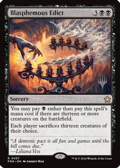 Blasphemous Edict (Promo Pack) [Edge of Eternities Promo Pack]-1