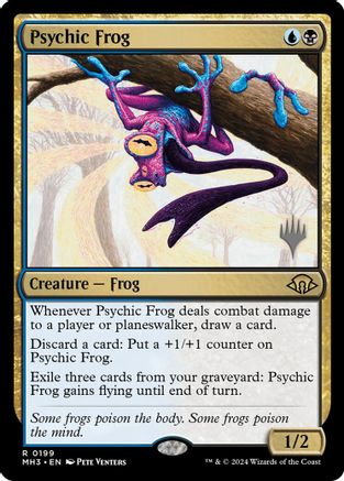 Psychic Frog (Promo Pack) [Edge of Eternities Promo Pack]-1