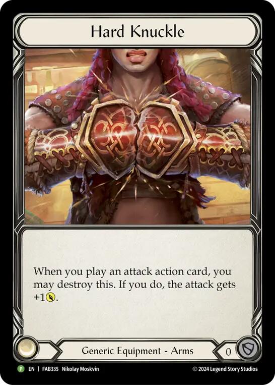 Hard Knuckle [FAB335] (Promo)  Cold Foil-1