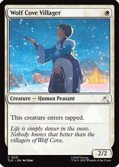 Wolf Cove Villager (0221) (TLE-221) - Avatar: The Last Airbender: Eternal-Legal Foil-1