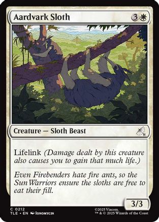 Aardvark Sloth [Avatar: The Last Airbender: Eternal-Legal]-1