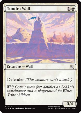 Tundra Wall (0220) (TLE-220) - Avatar: The Last Airbender: Eternal-Legal Foil-1