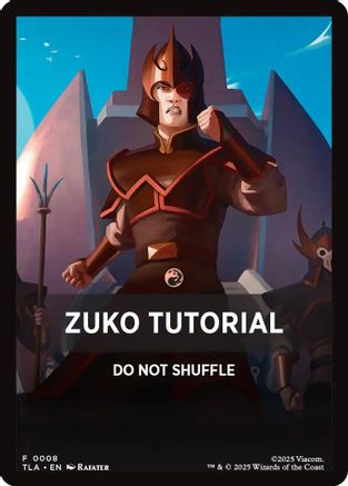 Zuko Tutorial Theme Card (TLA-008) - Avatar: The Last Airbender: Eternal-Legal-1