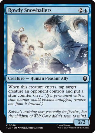 Rowdy Snowballers [Avatar: The Last Airbender]-1
