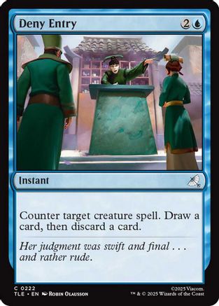 Deny Entry [Avatar: The Last Airbender: Eternal-Legal]-1