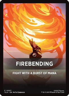 Firebending Theme Card (0007) [Avatar: The Last Airbender Tokens]-1