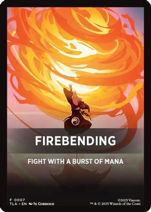 Firebending Theme Card (0007) [Avatar: The Last Airbender Tokens]-1