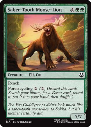 Saber-Tooth Moose-Lion [Avatar: The Last Airbender]-1