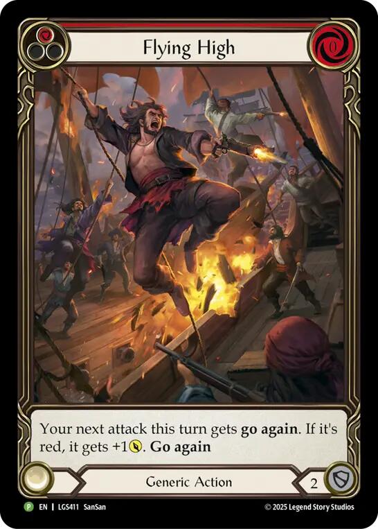 Flying High (Red) [LGS411] (Promo)  Rainbow Foil-1