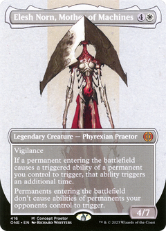Elesh Norn, Mother of Machines (Borderless Concept Praetors) [Phyrexia: All Will Be One]-1