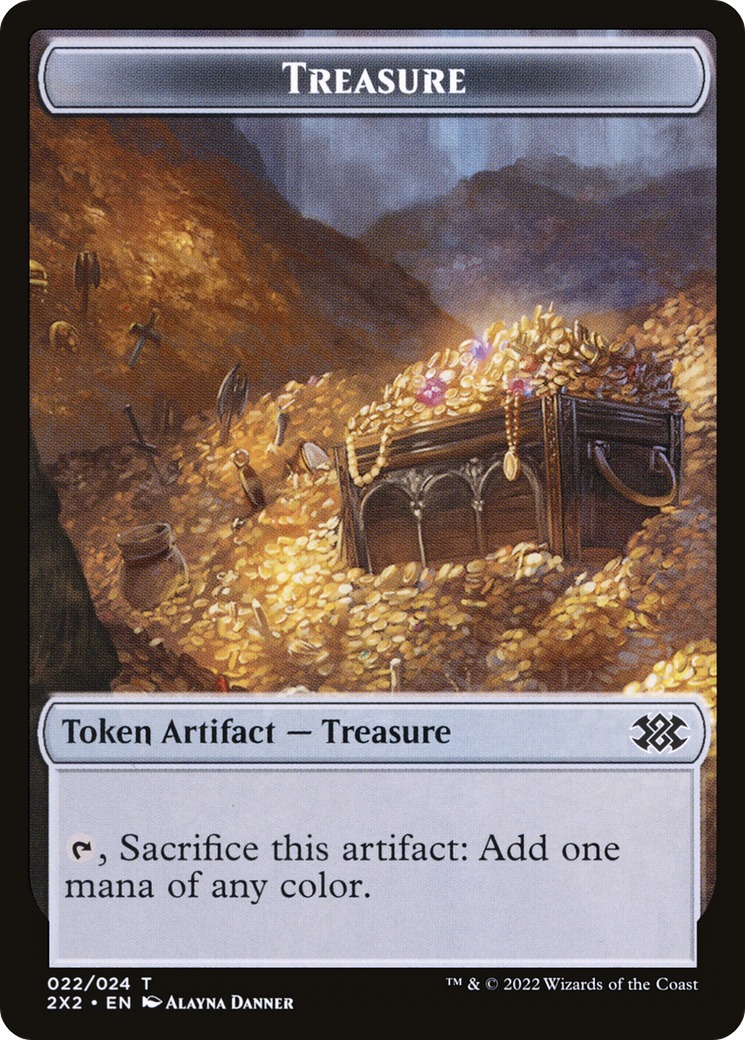 Treasure (T2X2-022) - Double Masters 2022 Tokens Foil-1