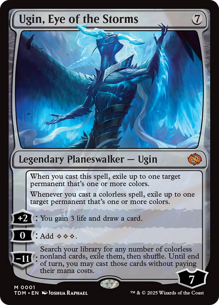 Ugin, Eye of the Storms (TDM-001) - Tarkir: Dragonstorm-1
