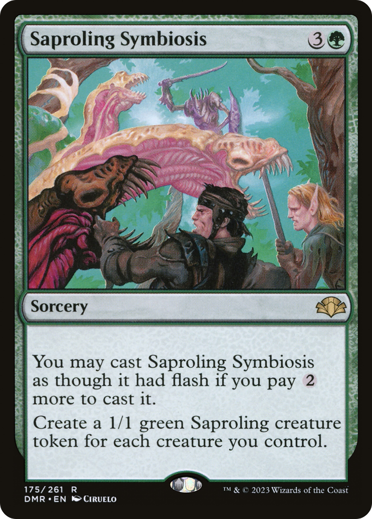 Saproling Symbiosis [Dominaria Remastered]-1