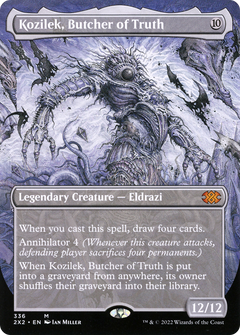Kozilek, Butcher of Truth (Borderless Alternate Art) [Double Masters 2022]-1