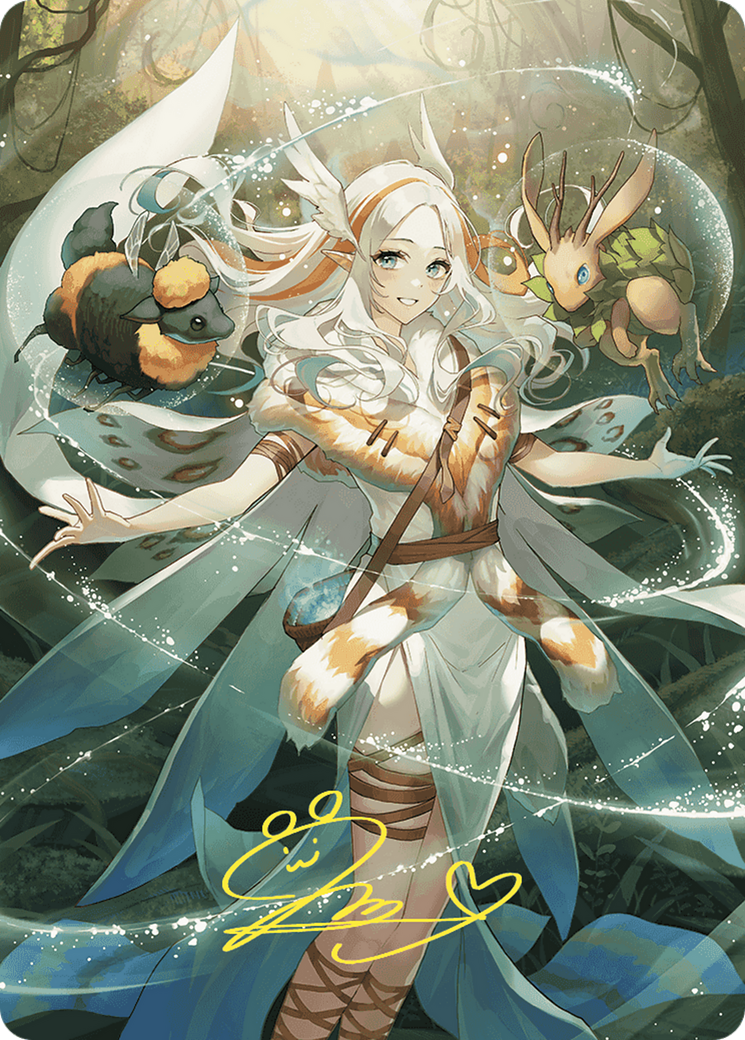 Greater Auramancy // Greater Auramancy (AWOE-076) - Wilds of Eldraine Art Series (Borderless)-3