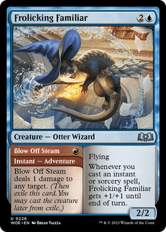 Frolicking Familiar // Blow Off Steam [Wilds of Eldraine]-1