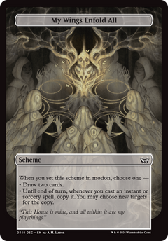 My Wings Enfold All (Full Art) [Duskmourn: Archenemy]-3