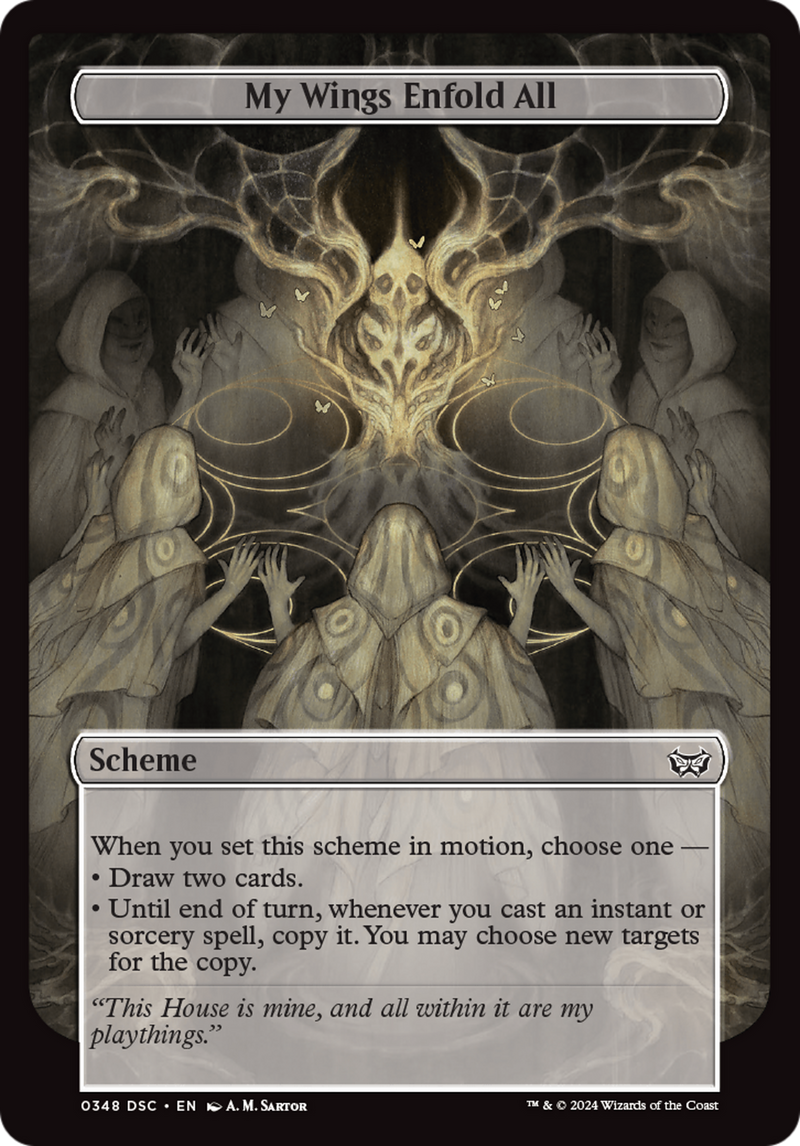 My Wings Enfold All (Full Art) [Duskmourn: Archenemy]-3