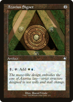 Azorius Signet (Retro) [The Brothers' War Commander]-1